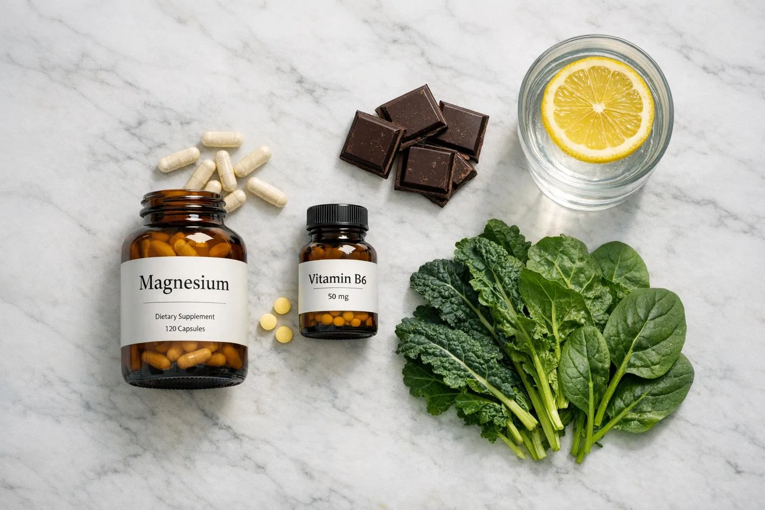Magnez witamina B6 omega-3 - suplementy na łagodzenie PMS