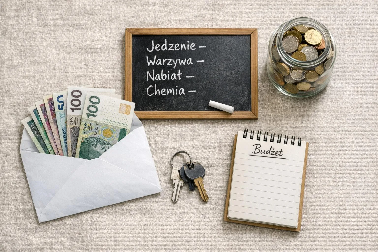 Cyfrowa metoda kopertowa - podział pieniędzy na kategorie