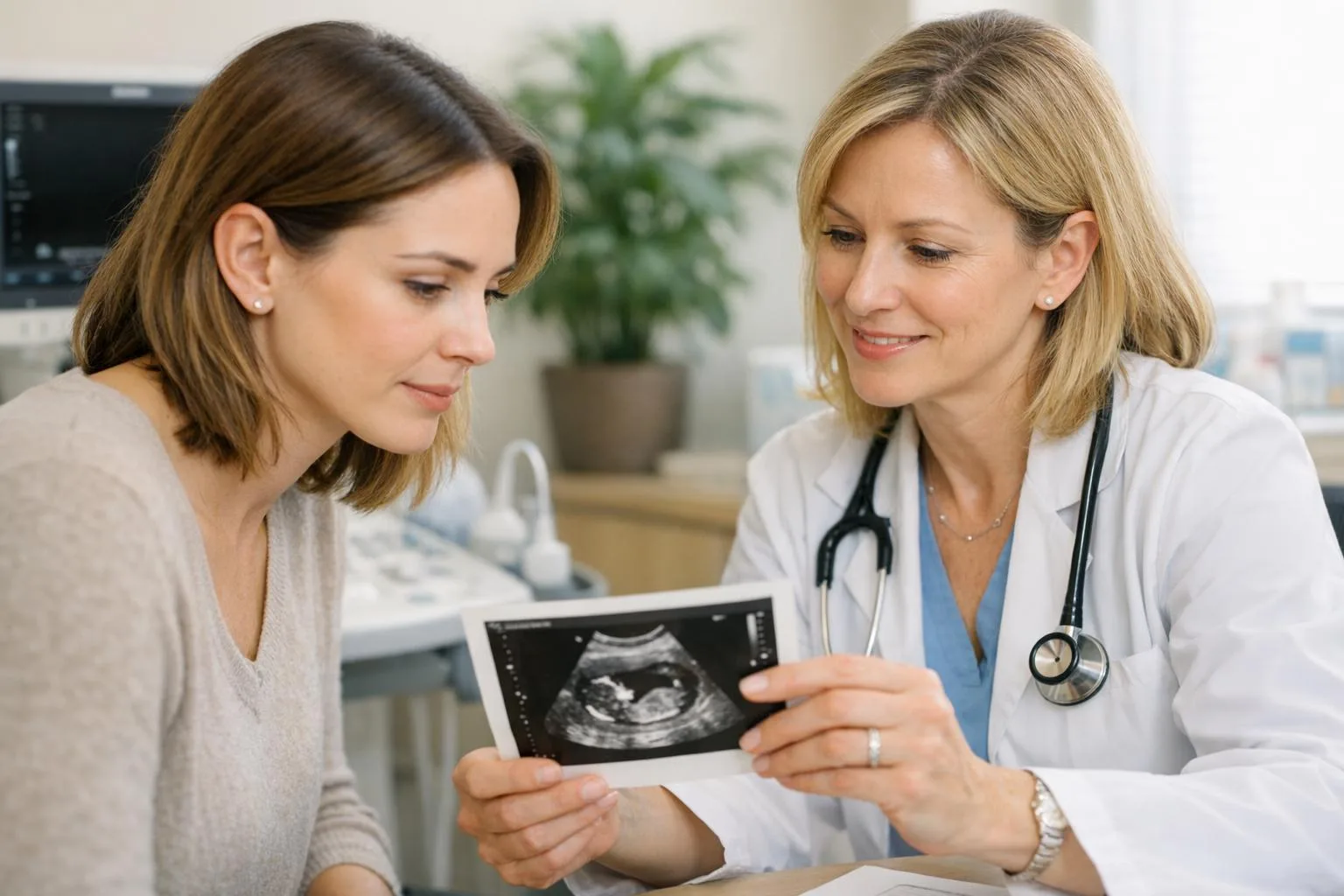 Ginekolog i pacjentka - diagnostyka zaburzeń cyklu